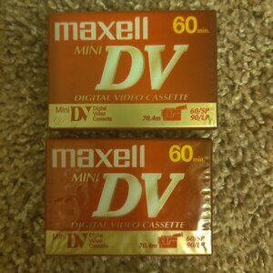 Maxell Mini DV Tape 60 Minutes Cassettes